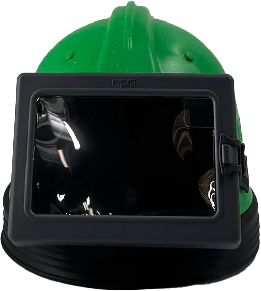 GVS-RPB – Astro – Casque de sablage complet (cape nylon, indicateur de débit, tuyau d'air, régulateur) BGCOMAGENCY