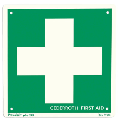 Cederroth - panneau premiers secours, double face