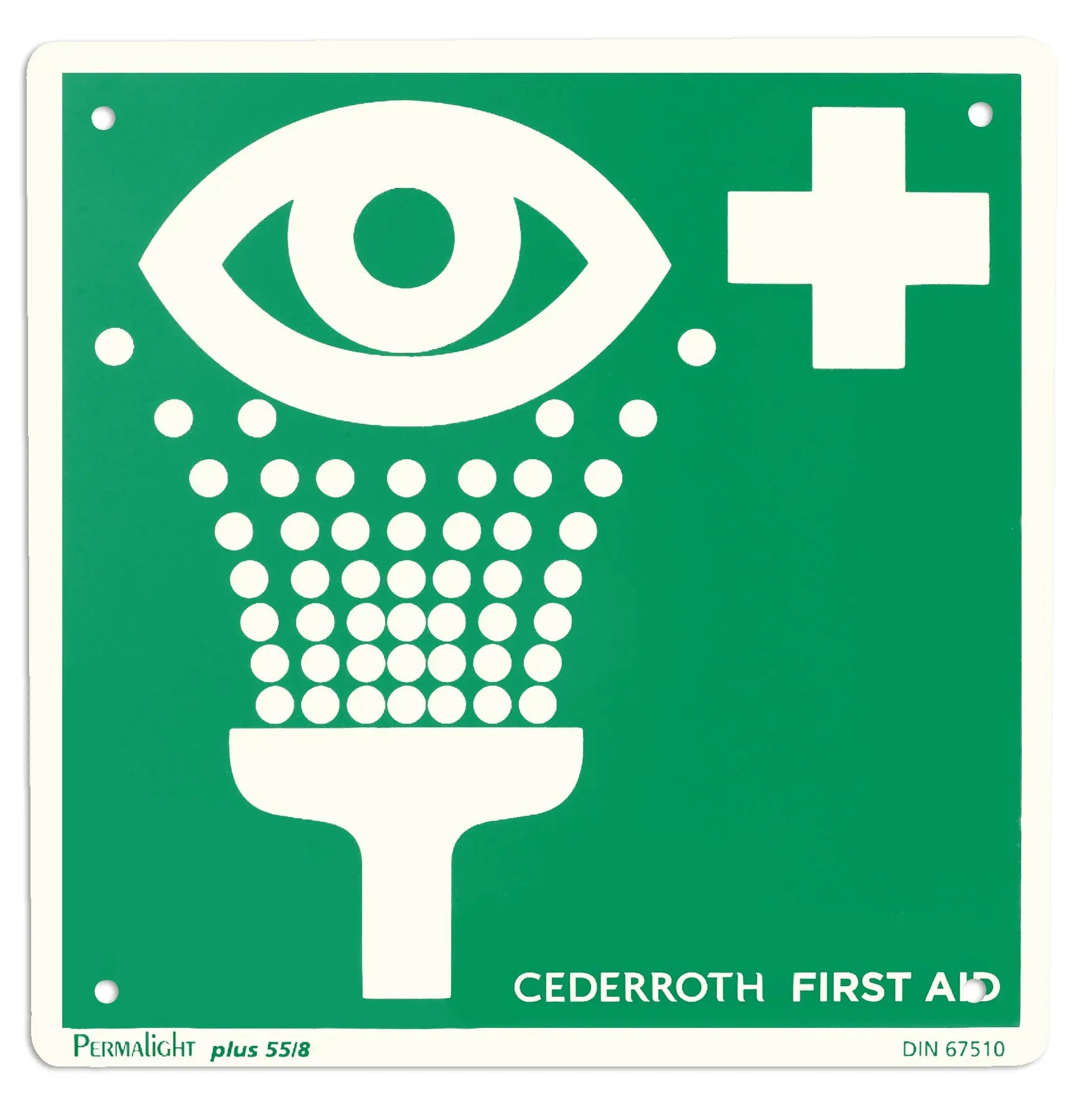 Cederroth - panneau douche oculaire, double face BGCOMAGENCY
