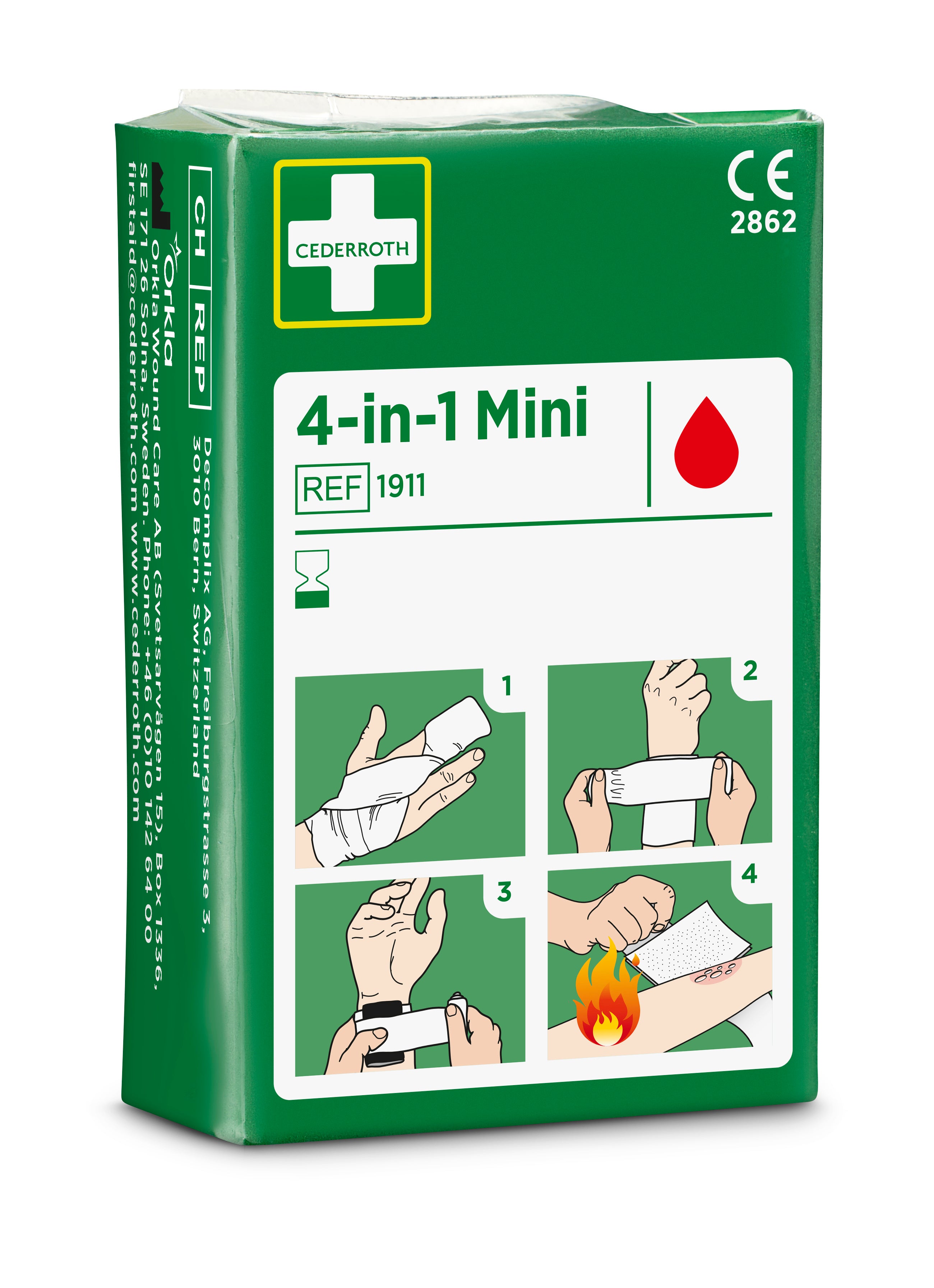 Cederroth - Mini stop sang Cederroth 4-en-1