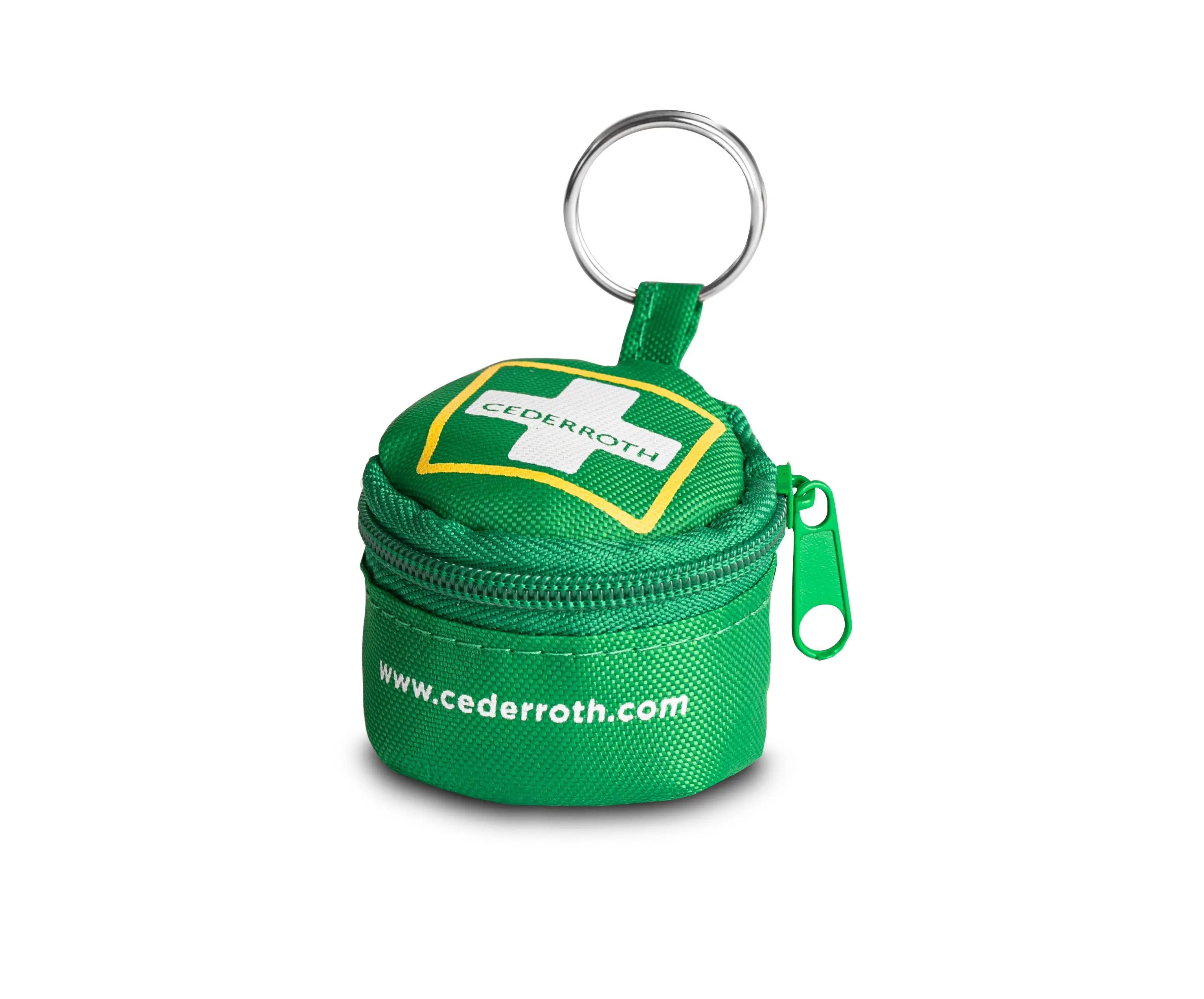 Cederroth - Masque bouche à bouche Cederroth dans un étui porte clés BGCOMAGENCY