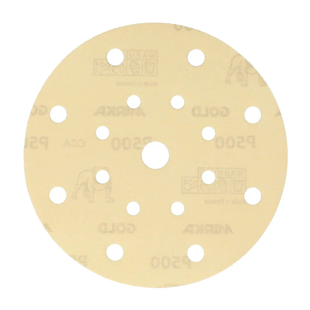 MIRKA GOLD Disques abrasifs Grip 150 mm 17 trous
