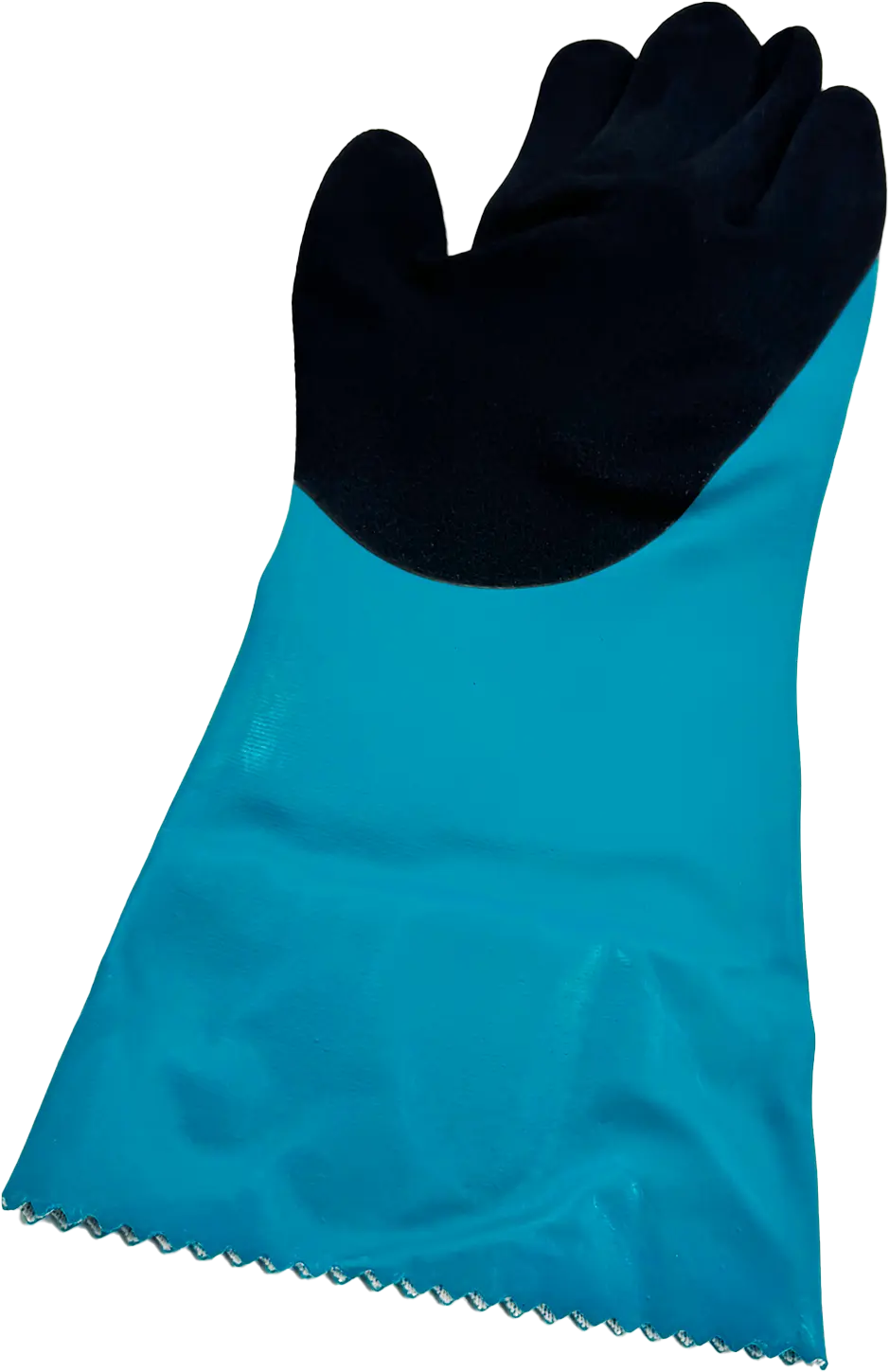 Gants protection chimique - Green Barrier Grip - Bleu 3455 NITRAS