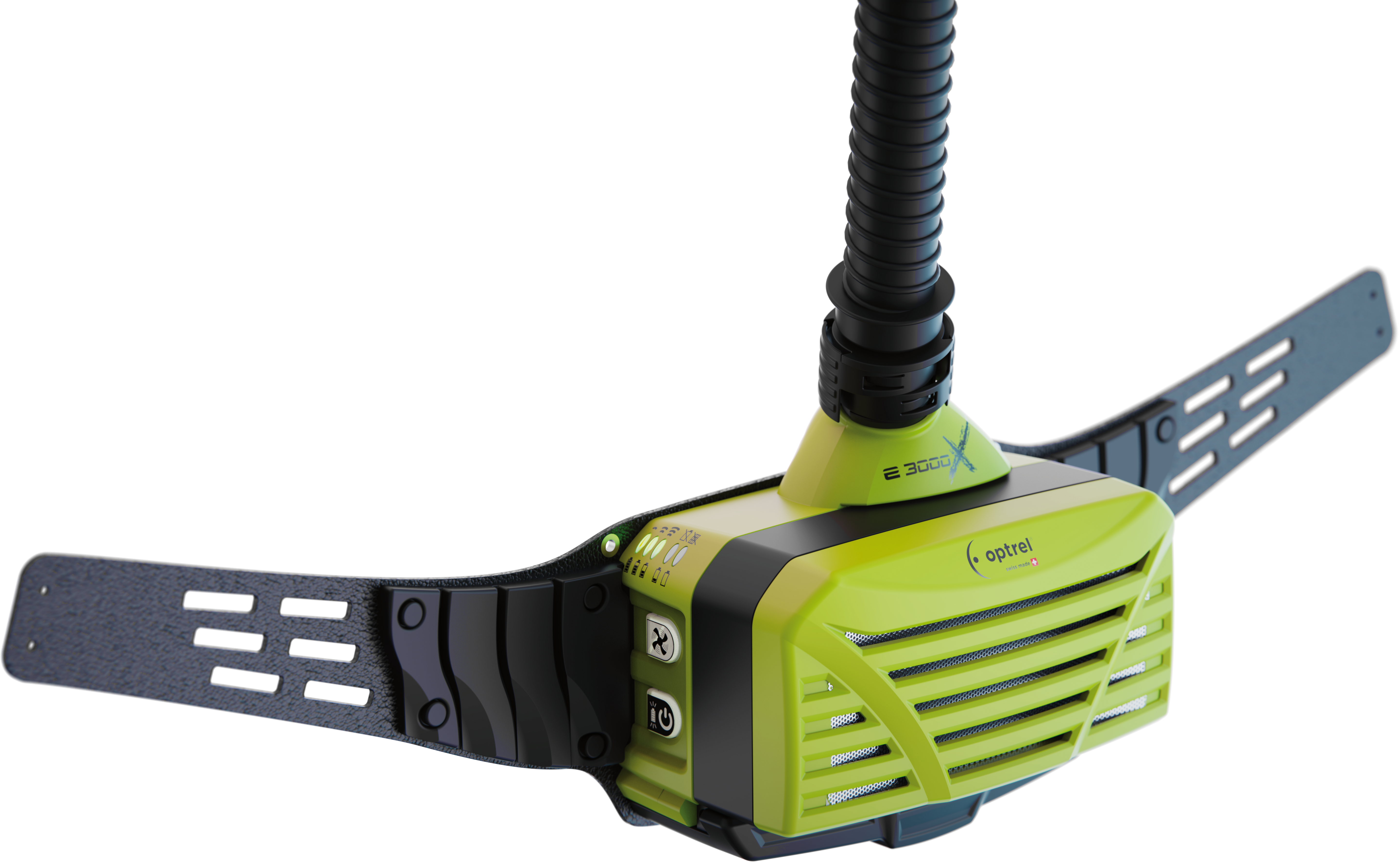 OPTREL – e3000X (ATEX) vert avec ceinture en cuir