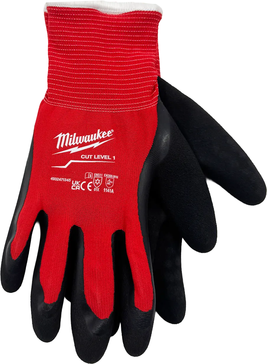 MILWAUKEE - GANTS HIVER ANTI COUPURE NIVEAU 1/A BGCOMAGENCY