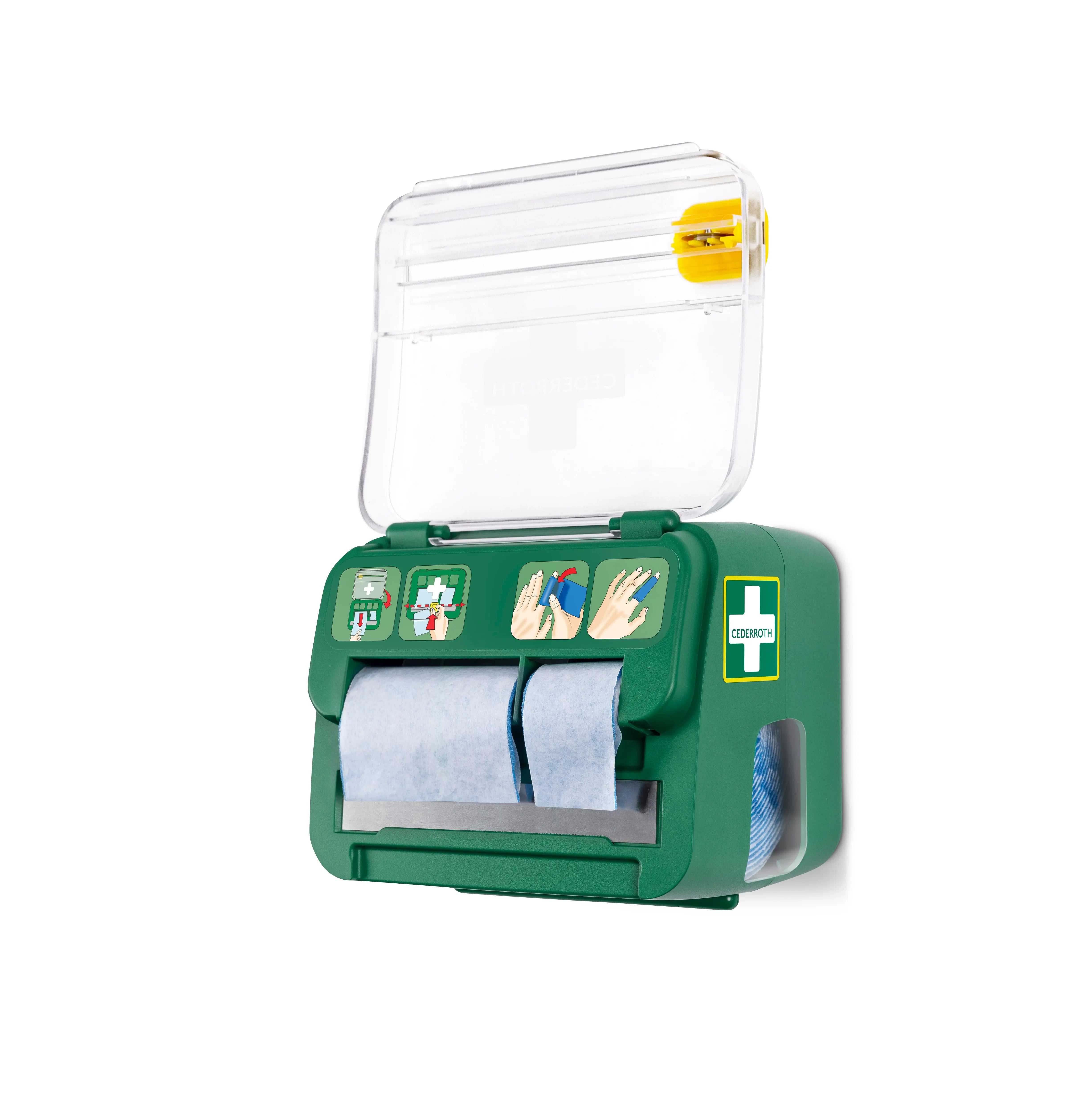 Cederroth - Distributeur 2en1 de Soaft Foam incl. 51011010 & 51011018
Lancement en mai 2025 BGCOMAGENCY