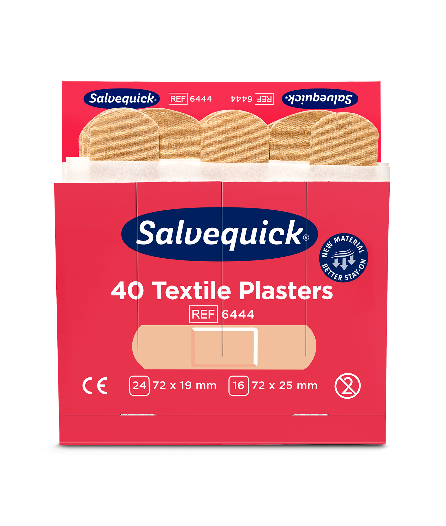 CEDERROTH - Pansements textile, 40 pcs/recharge BGCOMAGENCY