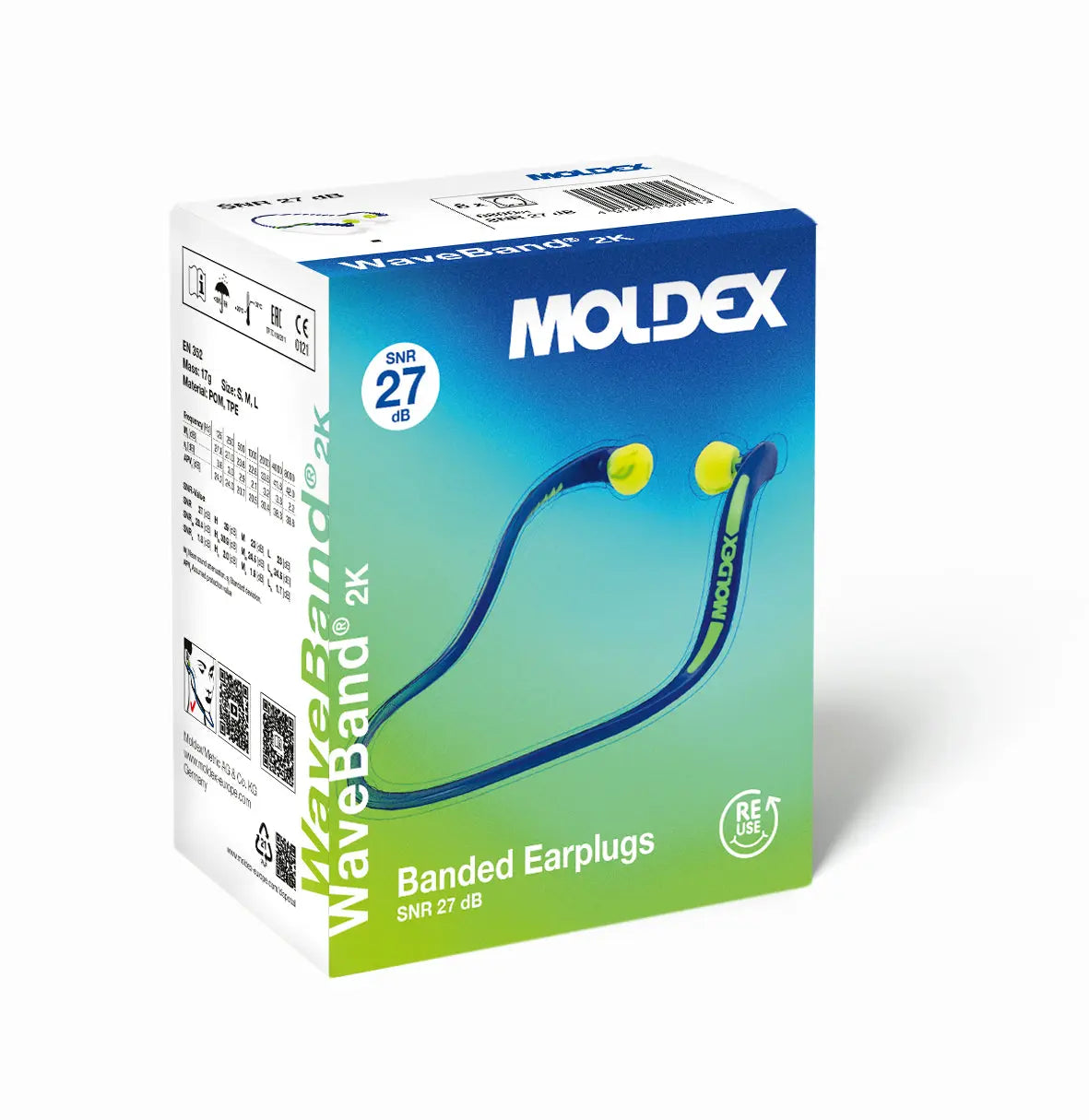 MOLDEX - Bouchons réutilisable Rockets Cordés Pocketpak BGCOMAGENCY