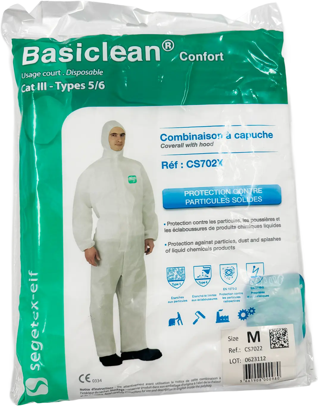 SEGETEX - Combinaison jetable - SMMS - Basic clean confort BGCOMAGENCY