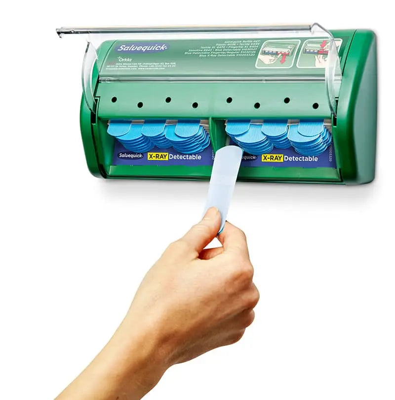 Cederroth - Distributeur de pansements bleus détéctables aux Rayons-X BGCOMAGENCY