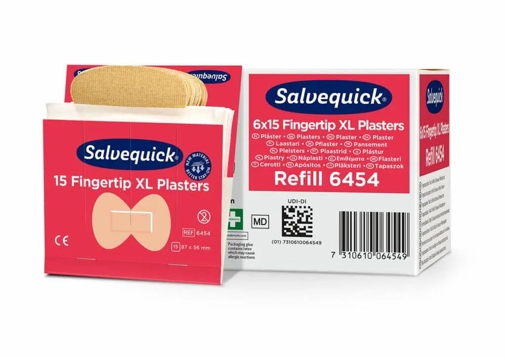 Cederroth - Pansements bout des doigts textile, 15 pcs/recharge BGCOMAGENCY