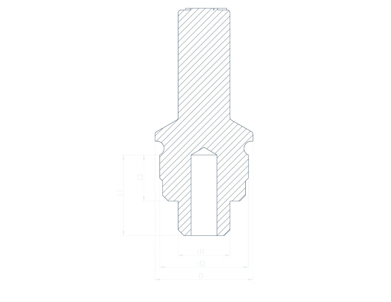 Schéma technique - bouchons vis tête cylindrique FFZ