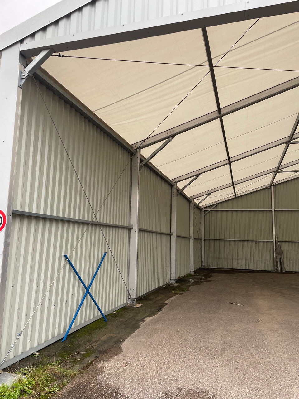 Chapiteau industriel rigide - 20x15 m - 300m2