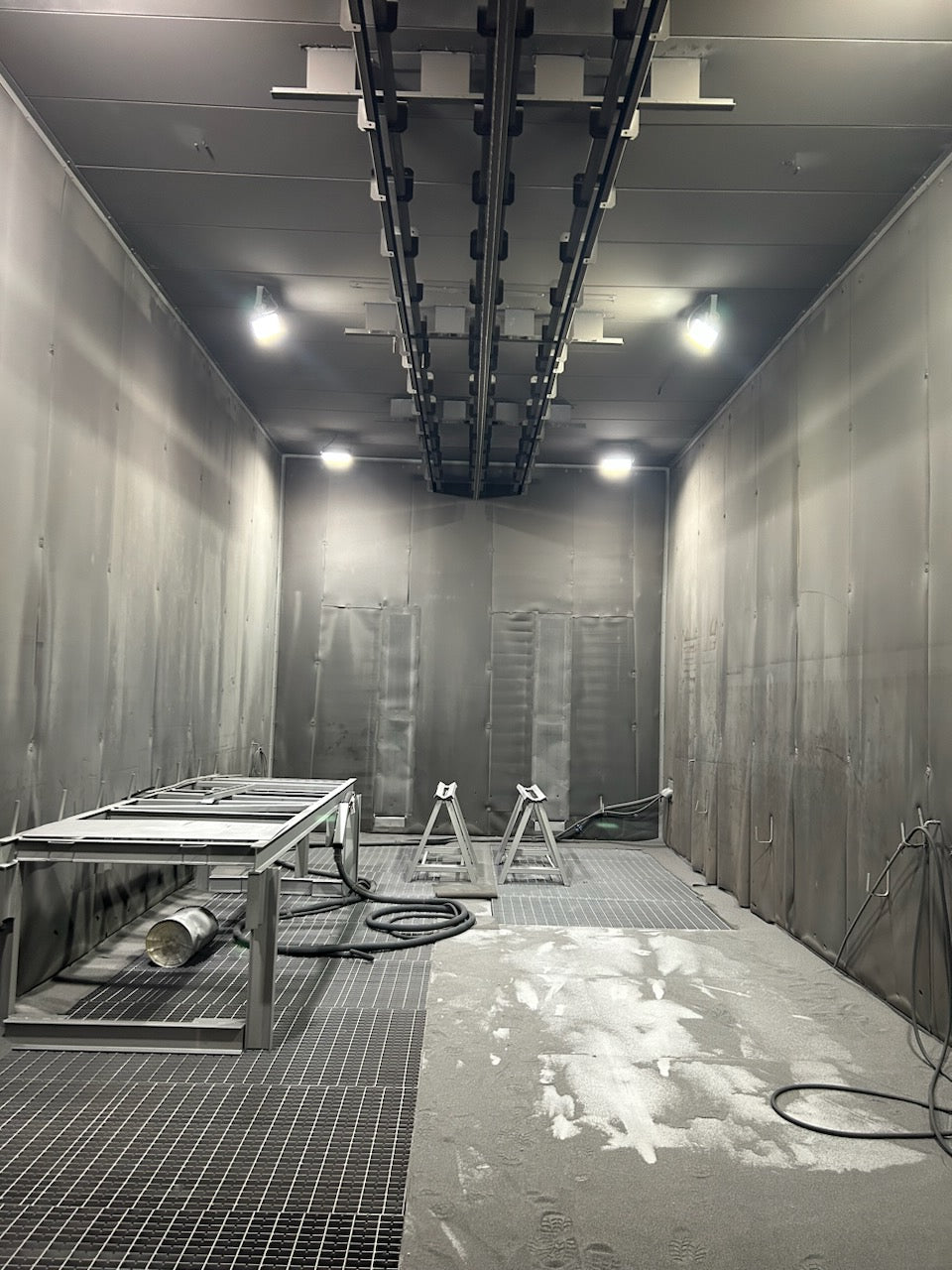 Chaîne de production complète - Sablage et thermolaquage - Occasion