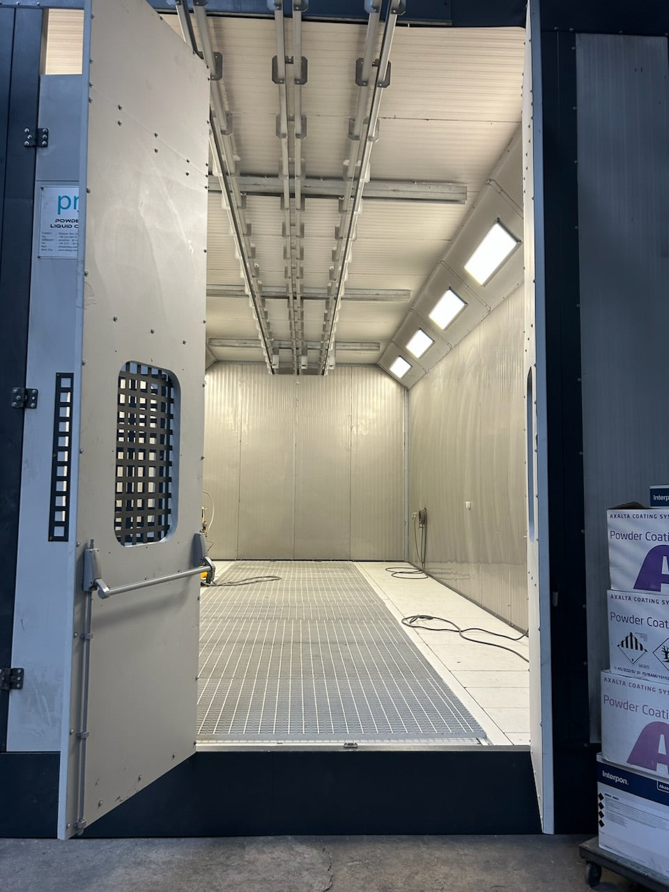 Chaîne de production complète - Sablage et thermolaquage - Occasion