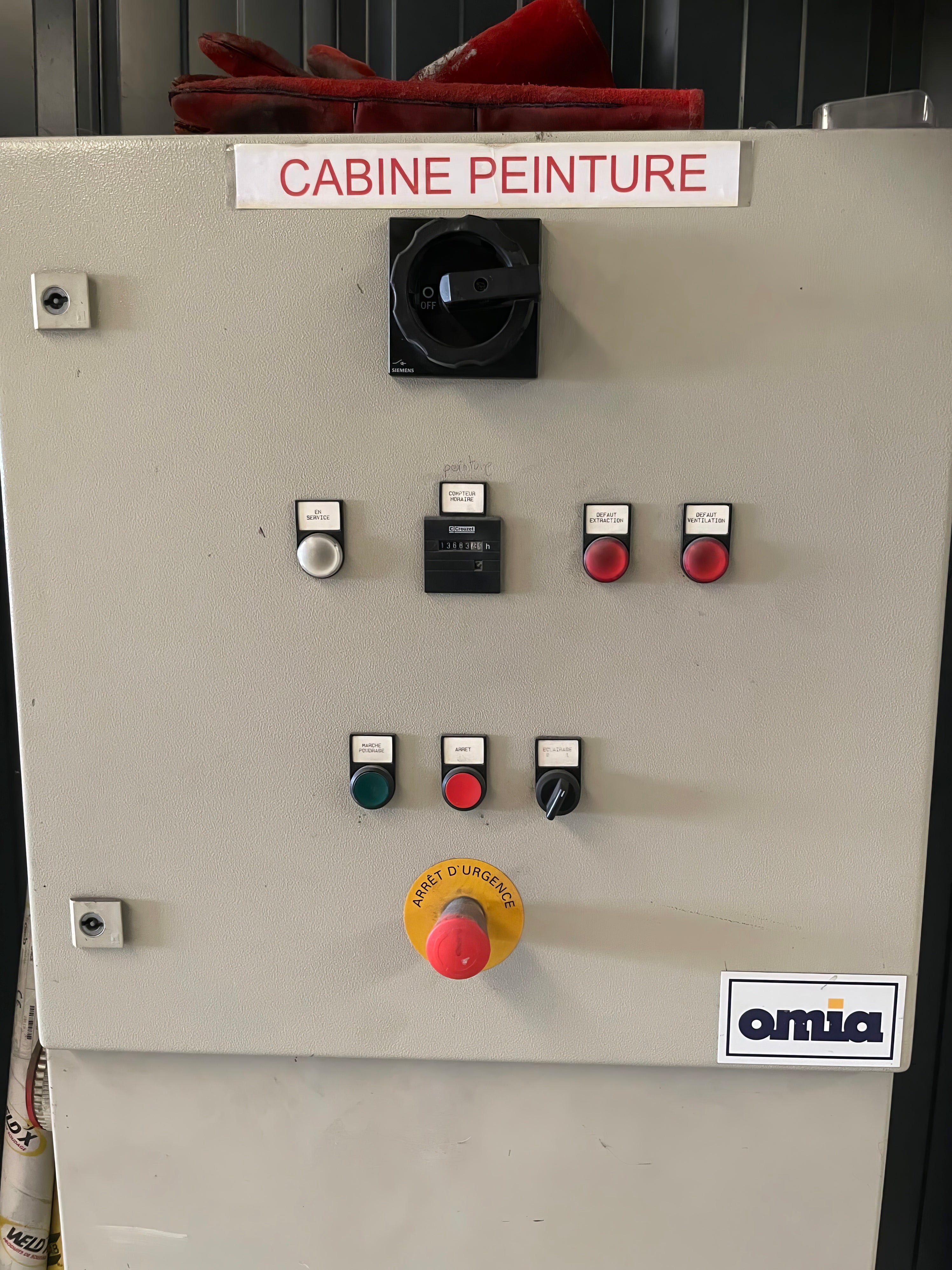 Chaîne de thermolaquage et sablage