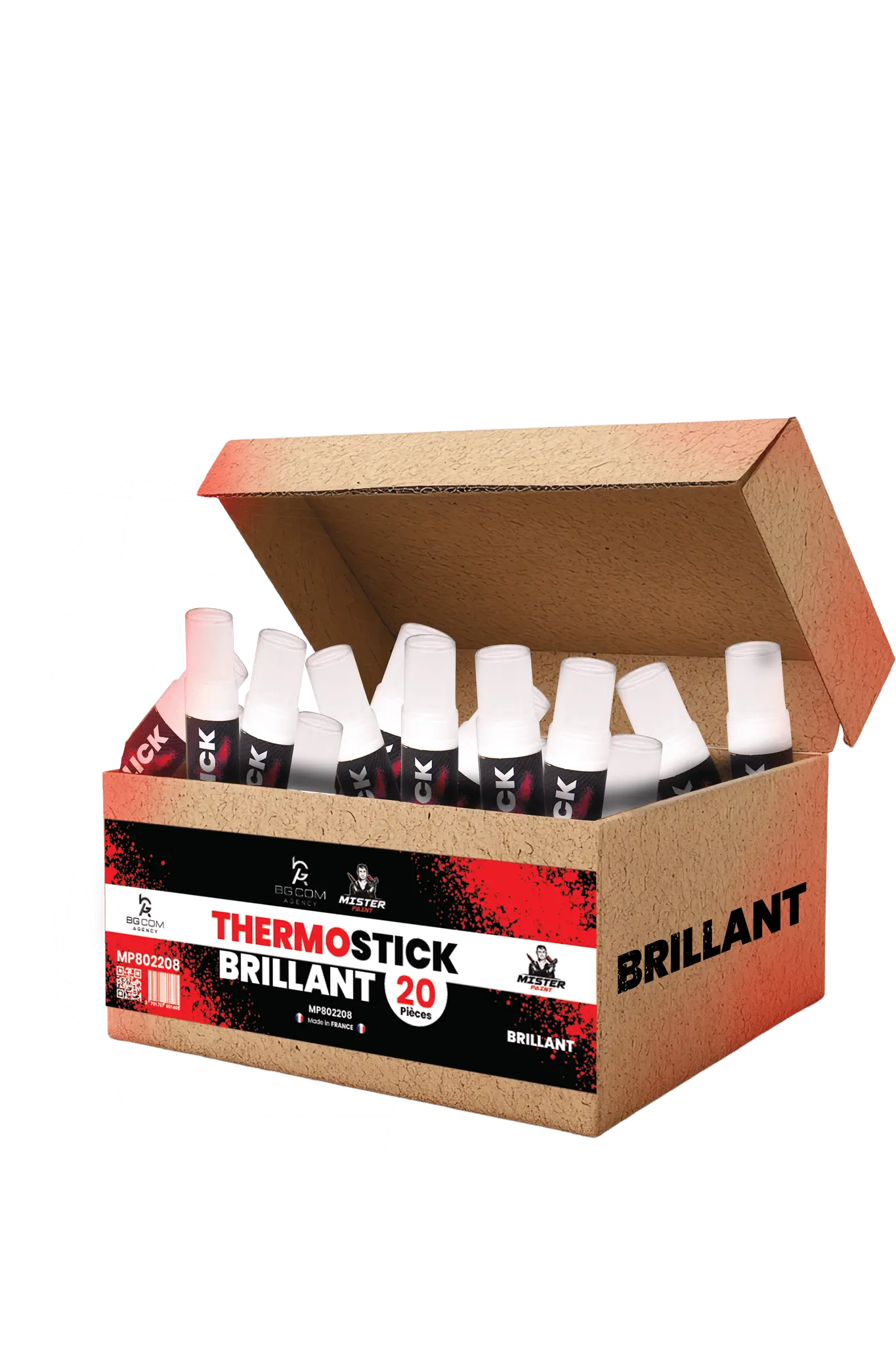 PI // Thermostick – Sticks de Retouche Brillant Neutre PAINT'INNOV