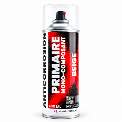 Bombe aérosol Anticorrosion Primaire Beige 400ml