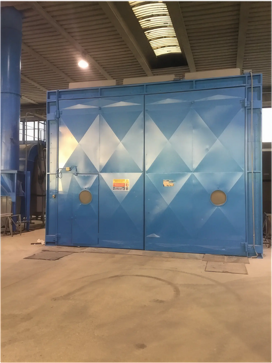 Cabine de sablage – 12 mètres BGCOMAGENCY