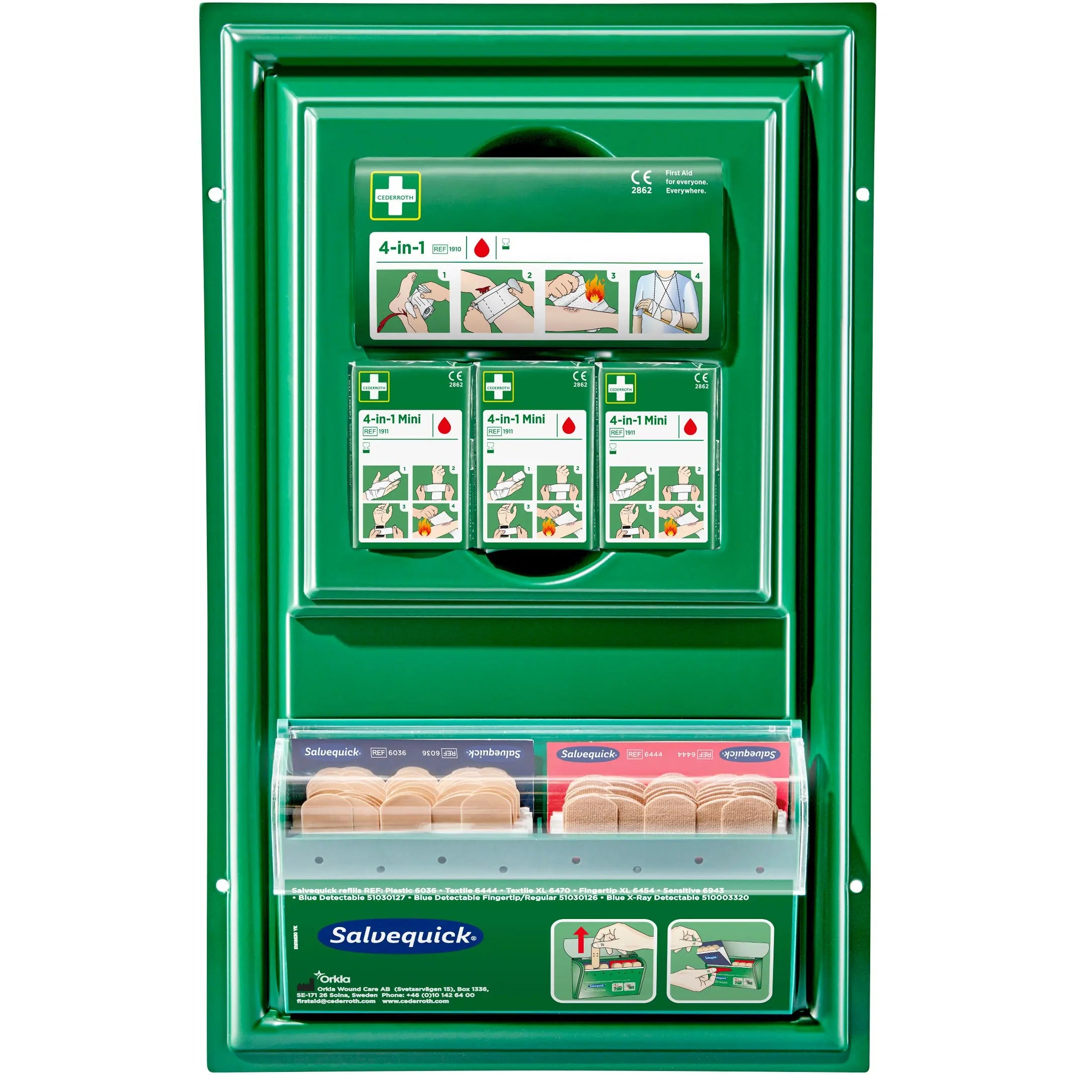 boite de premiers secours avec formations premiers secours et antiseptiques pour soins d'urgence
