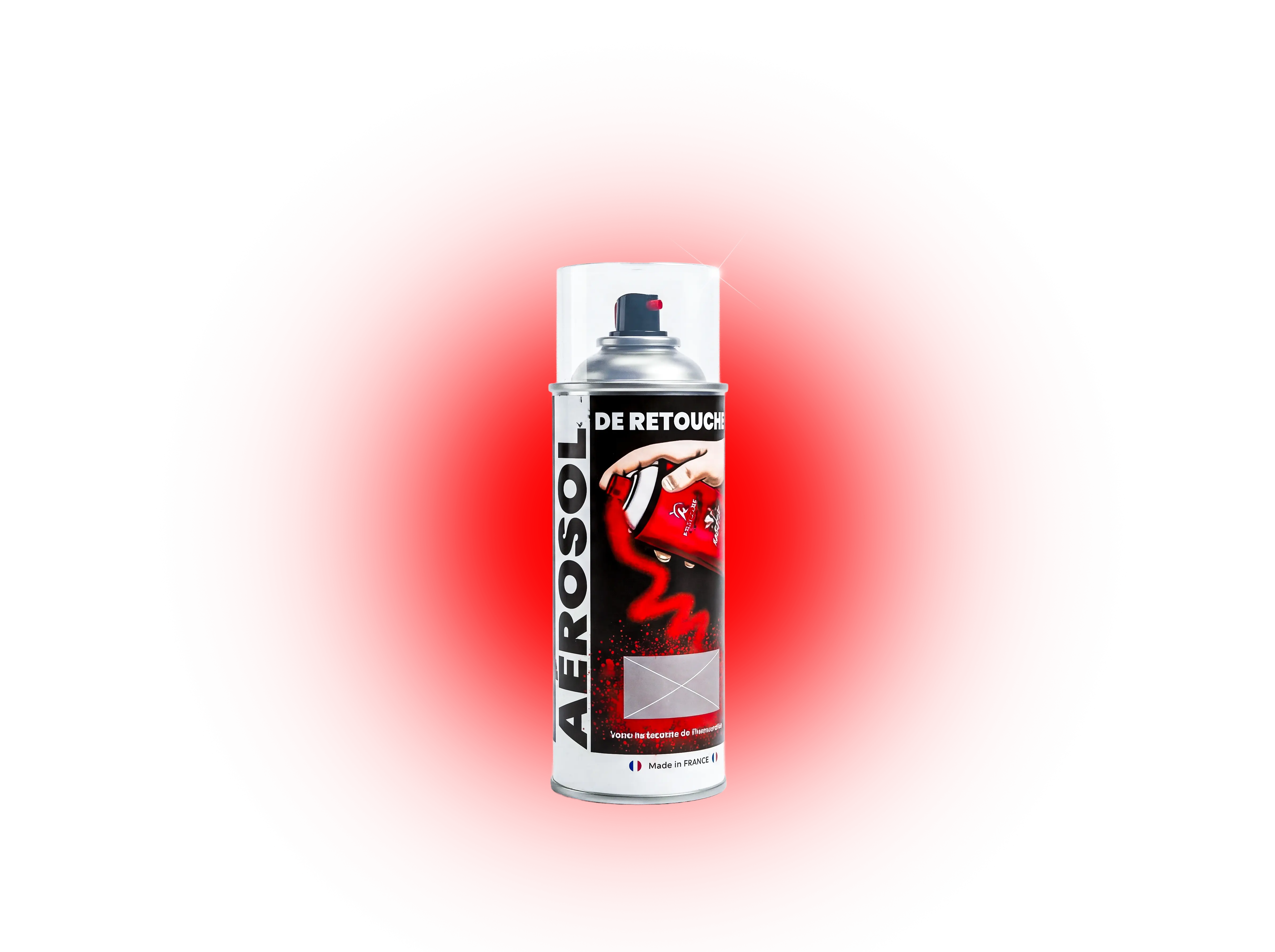 Retouche après thermolaquage — bombe aérosol Mister Paint | BG COM Agency