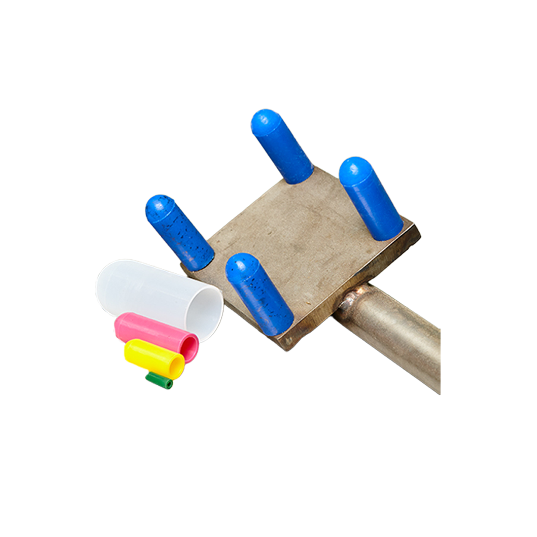Outils et accessoires colorés pour matériel de masquage industriel avec protection bleue
