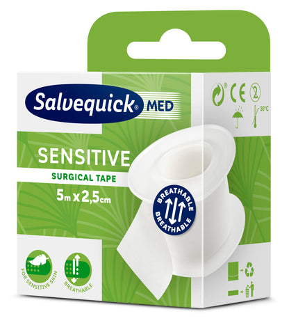 Cederroth - Rouleau pansement sensitive 5m x 2,5cm