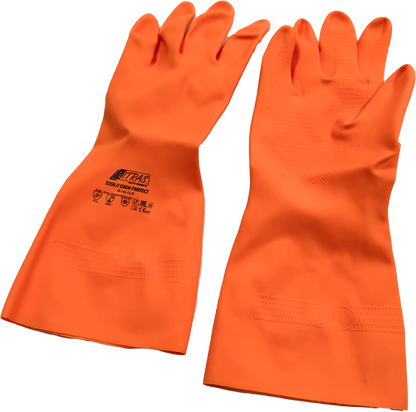Gants décapants - Chem Protect - Latex Orange 3250 NITRAS