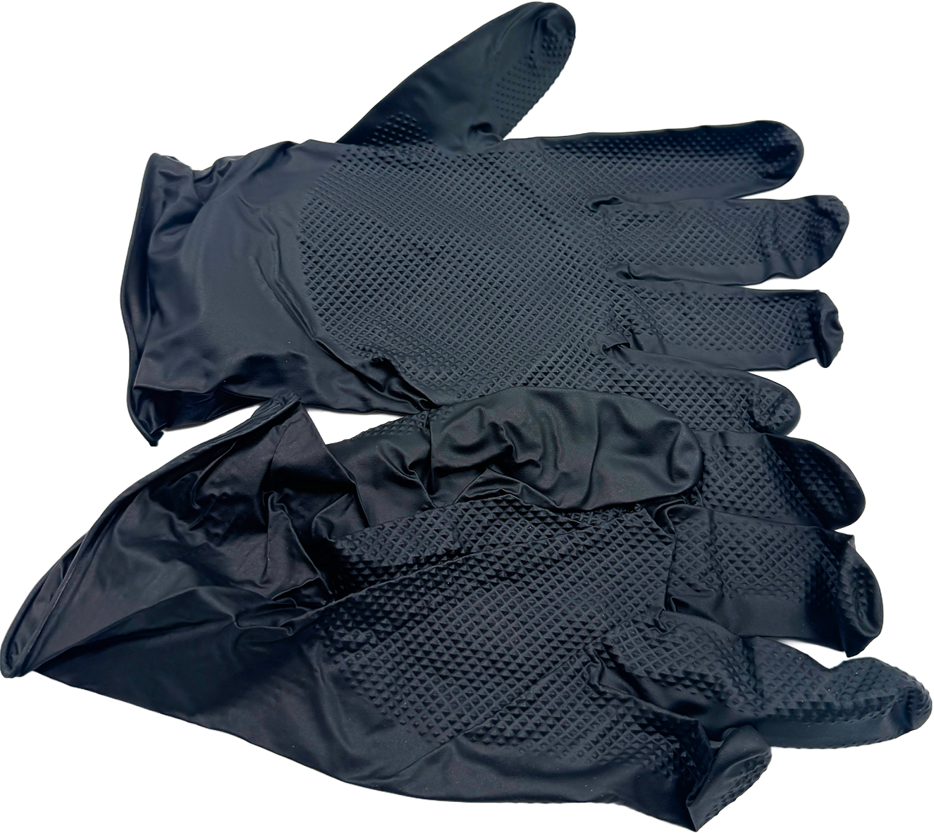 Gants à Usage Unique - Touch Grip - Noir 8330 NITRAS