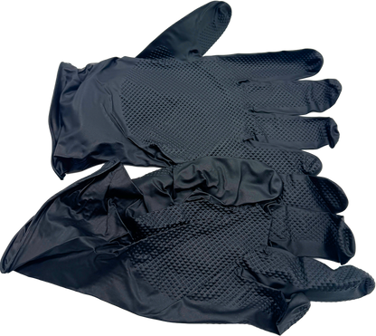Gants à Usage Unique - Touch Grip - Noir 8330 NITRAS