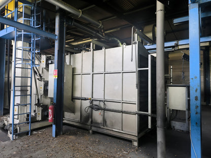 Grenailleuse automatique à charge suspendue traversante TURBOTECHNICA