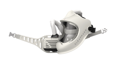 OPTREL – Pack  e3000X PAPR blanc avec clearmaxx blanc