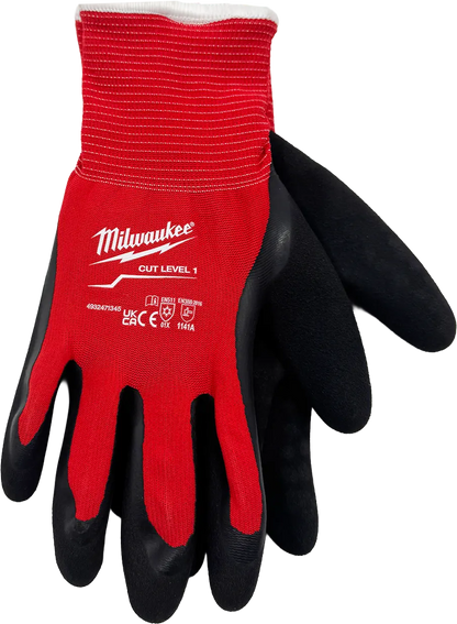 MILWAUKEE - GANTS HIVER ANTI COUPURE NIVEAU 1/A BGCOMAGENCY