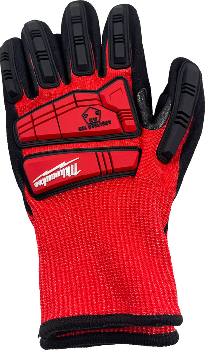 MILWAUKEE - GANTS ANTI-CHOC & ANTI-COUPURE NIVEAU 3/C BGCOMAGENCY