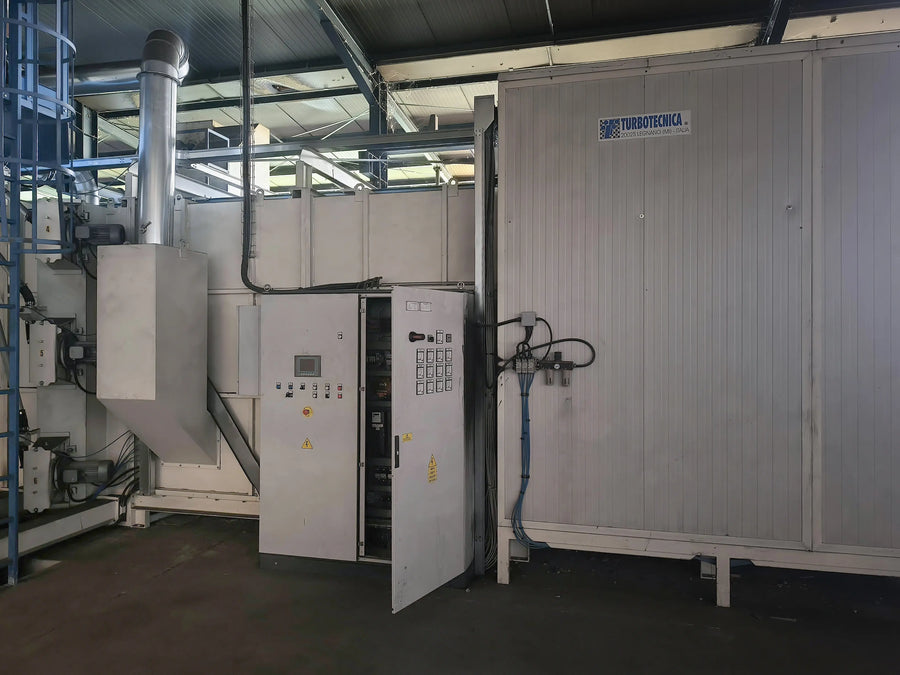 Grenailleuse automatique à charge suspendue traversante TURBOTECHNICA BGCOMAGENCY
