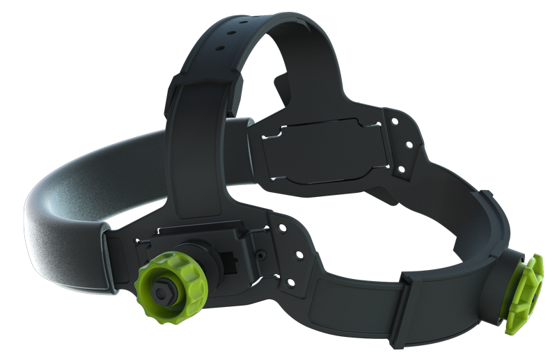 OPTREL – Serre-tête comfort noir/vert - pour la série  panoramaxx/sphère/liteflip et Y