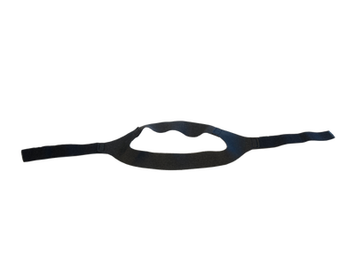 OPTREL – Sangle élastique de tête noir - pour demi-masque noir Swiss air (lot de 2)