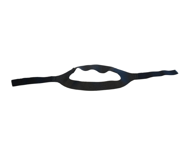 OPTREL – Sangle élastique de tête noir - pour demi-masque noir Swiss air (lot de 2)
