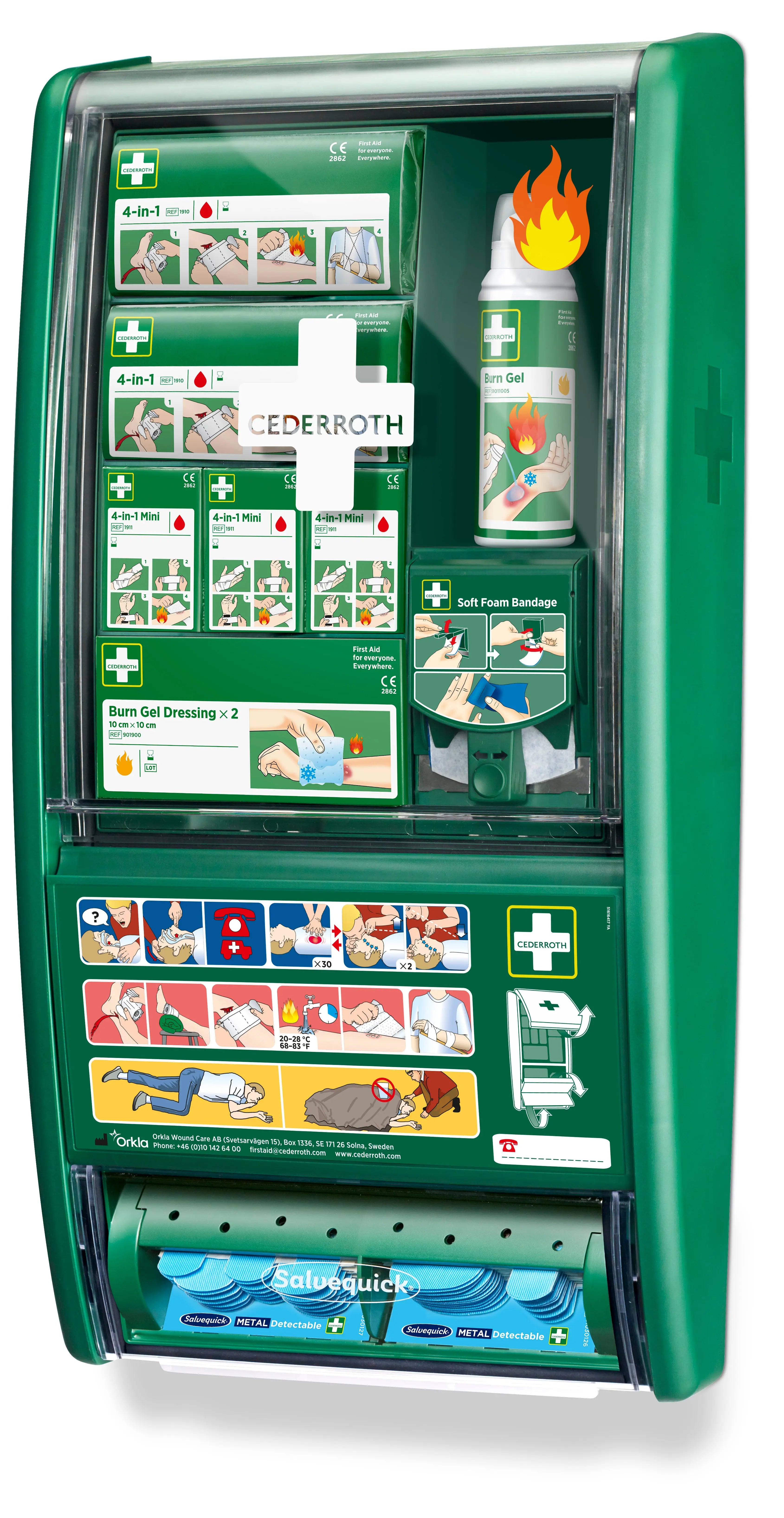CEDERROTH - Station de premiers secours et brûlures BGCOMAGENCY