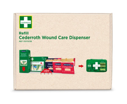 Cederroth - Recharge pour distributeur soin des plaies, REF 51011006