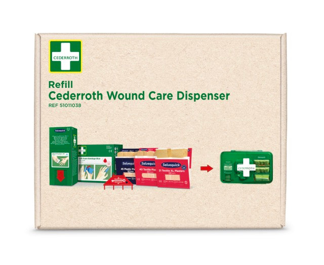 Cederroth - Recharge pour distributeur soin des plaies, REF 51011006