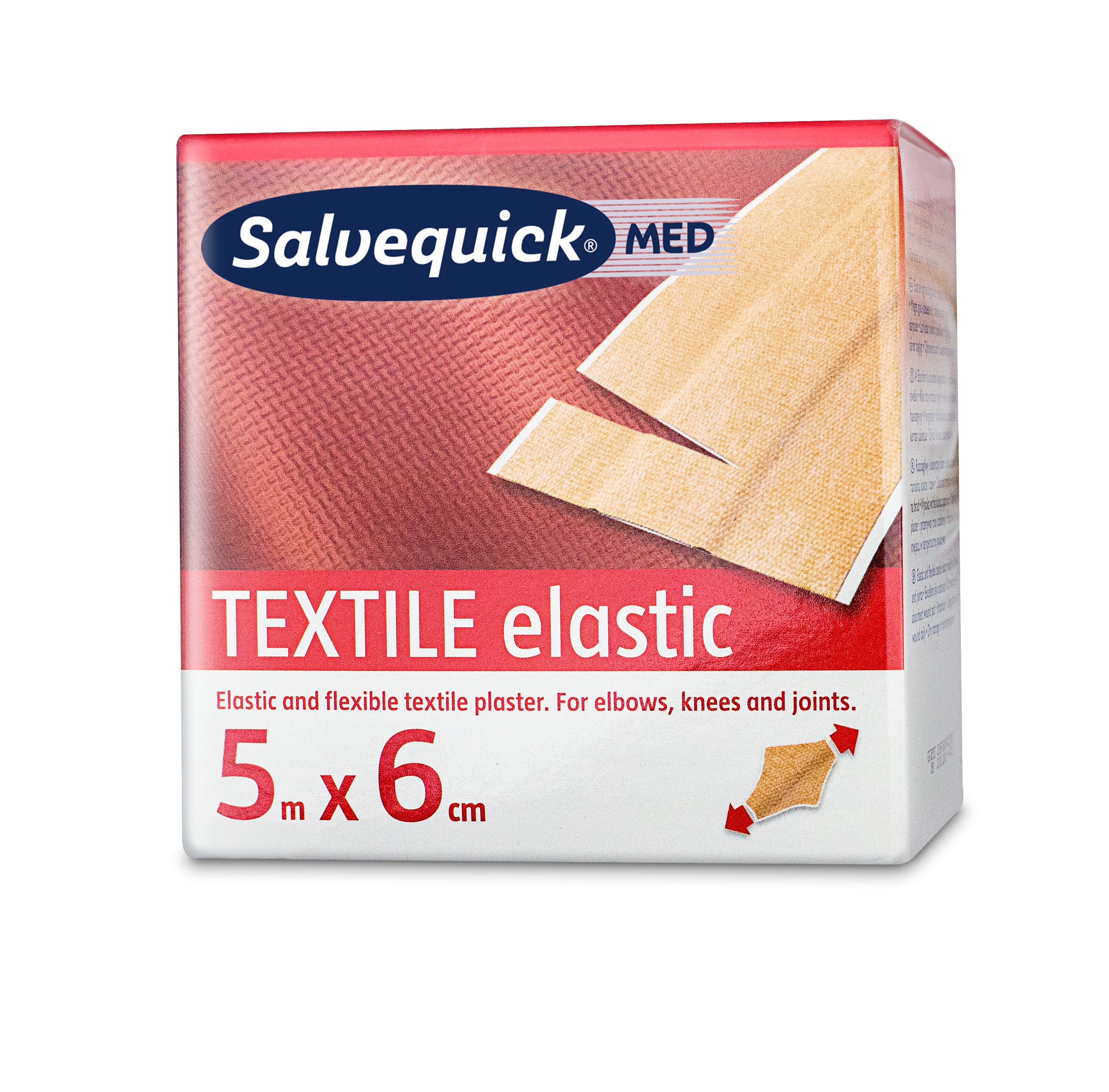 Cederroth - Pansements textiles Salvequicks, 5m x 6cm