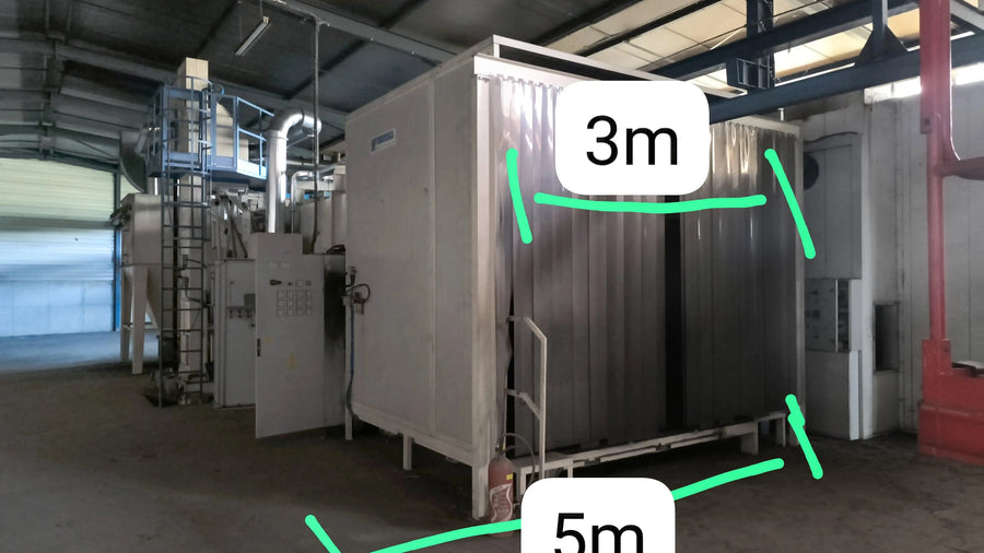 Grenailleuse automatique à charge suspendue traversante TURBOTECHNICA BGCOMAGENCY