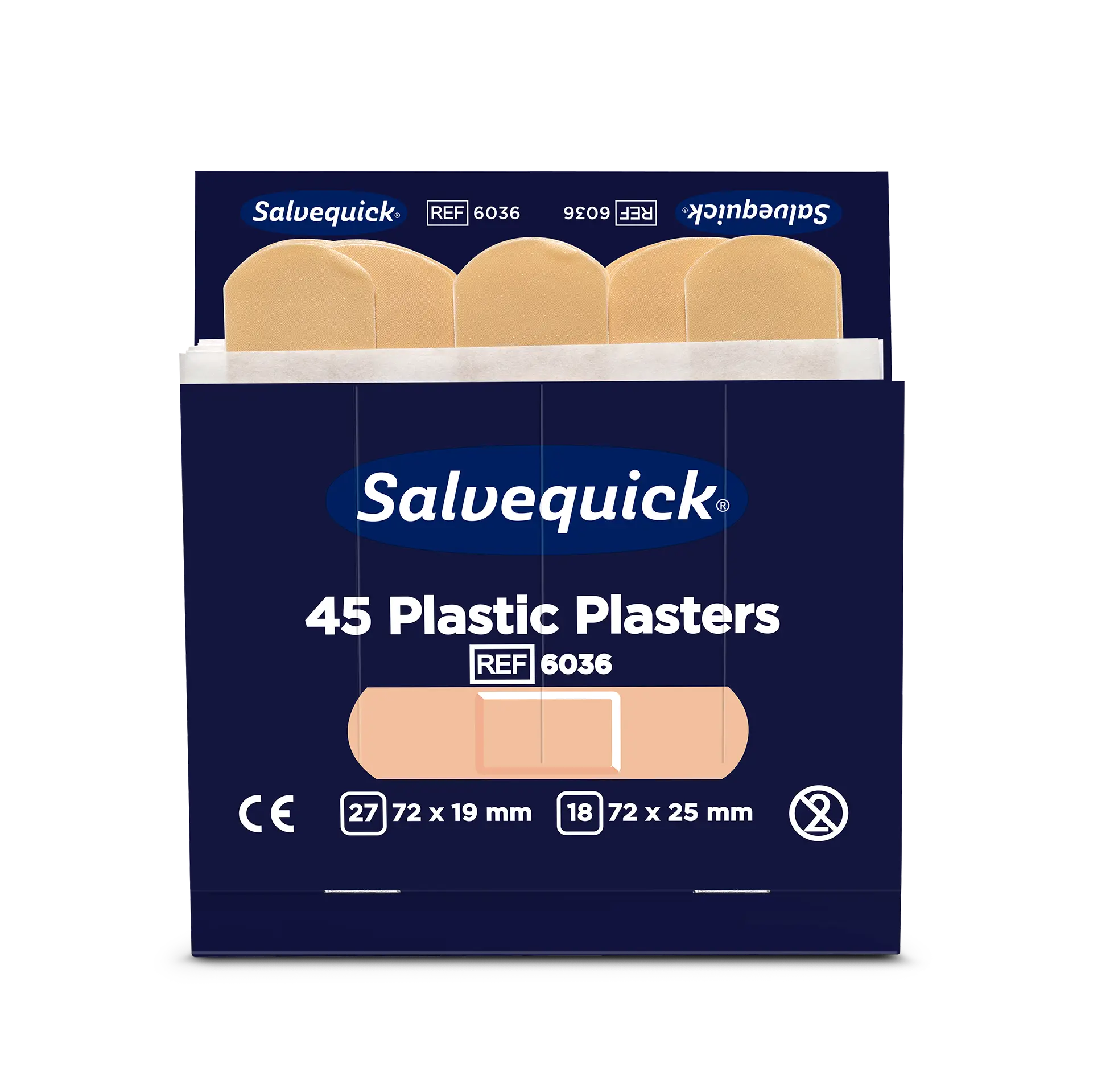 Cederroth Salvequick - Pansements plastique (REF 6036)