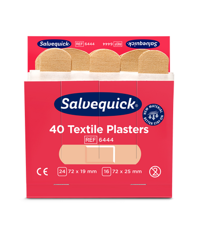 CEDERROTH - Pansements textile, 40 pcs/recharge