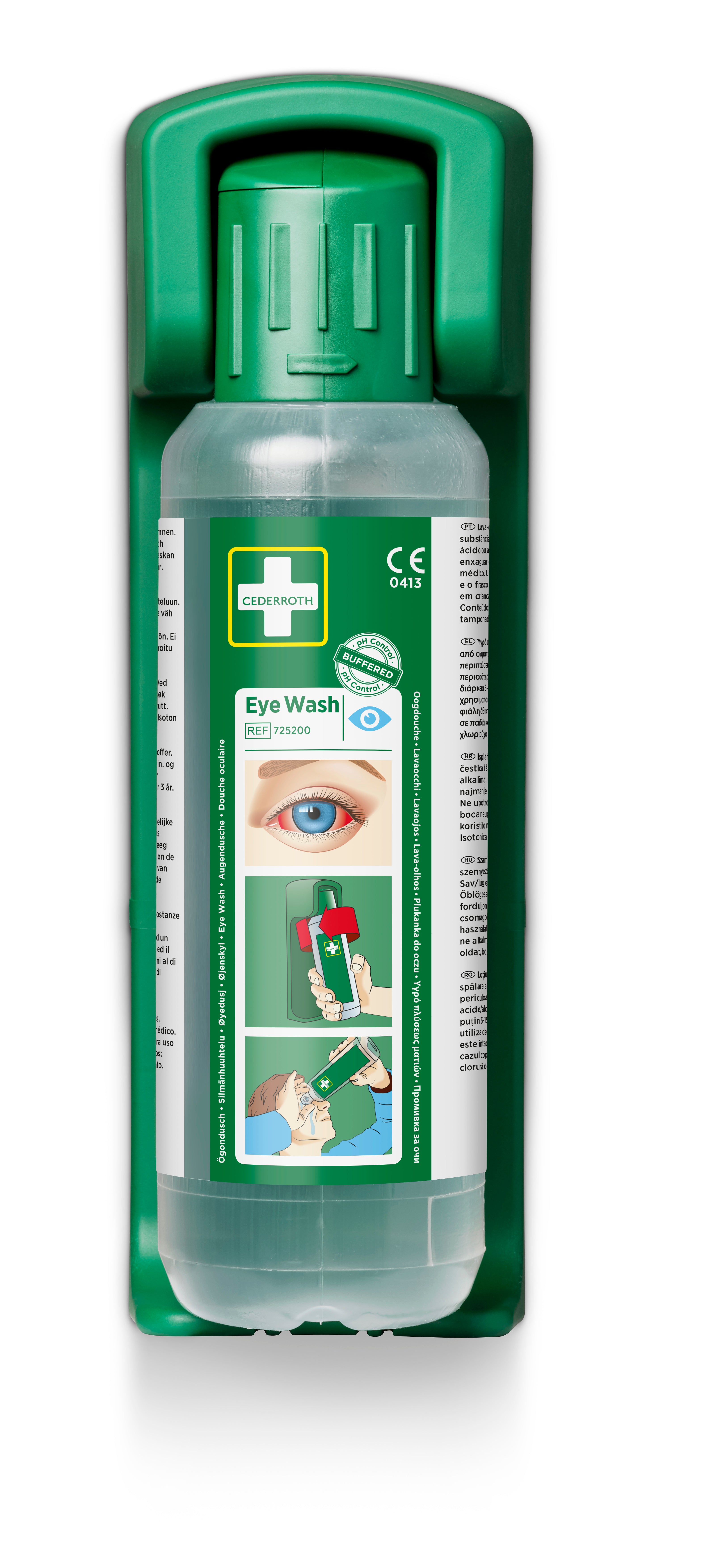 Cederroth - Porte flacon murale (pour douche oculaire Cederroth 500 ml)