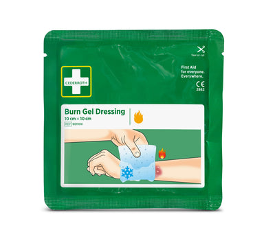 CEDERROTH - Compresses pour brûlures 10x10 cm, lot de 2