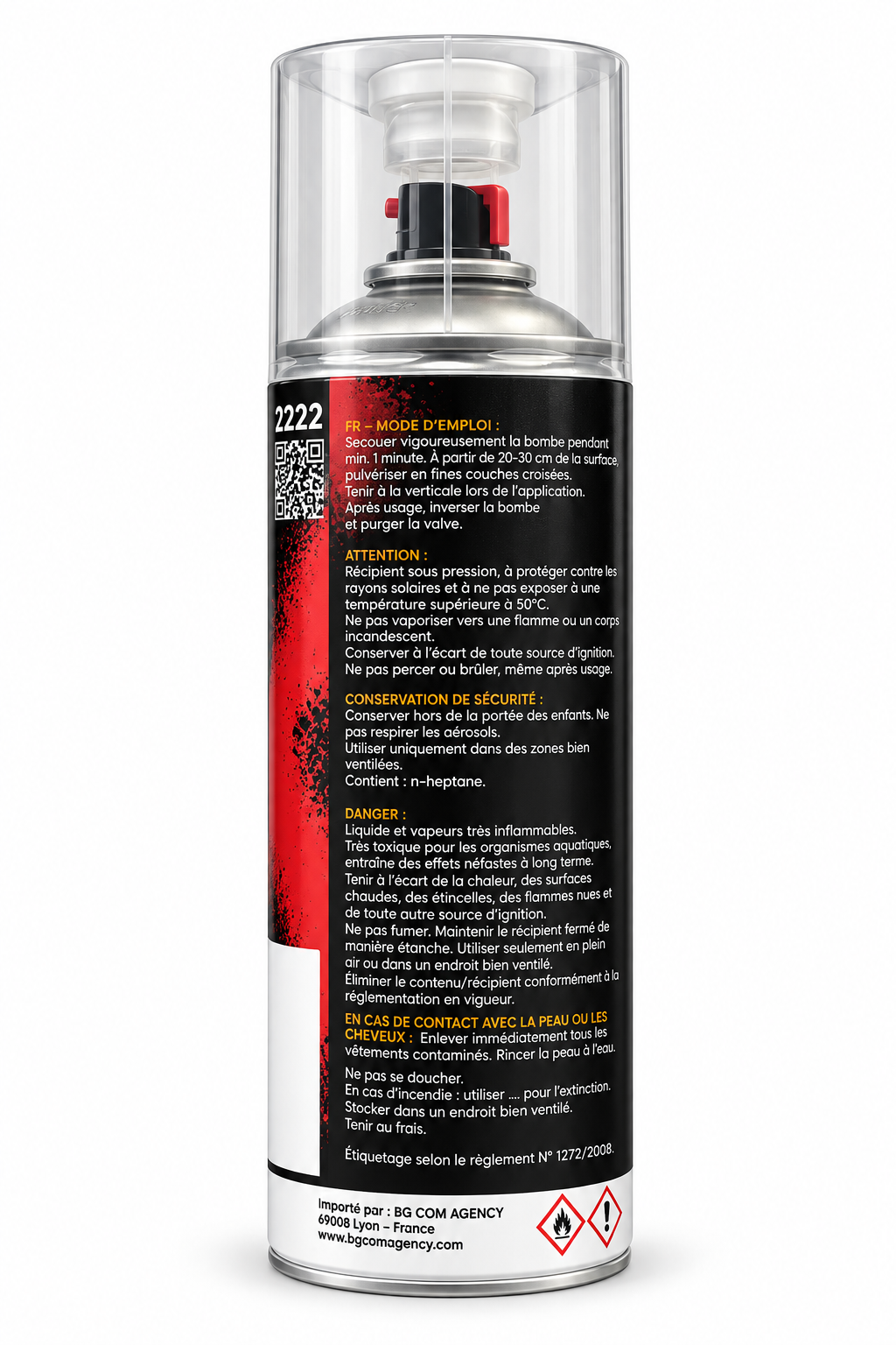 Bombe aérosol polyuréthane 2 composants | Mister Paint - BG COM AGENCY Mister Paint
