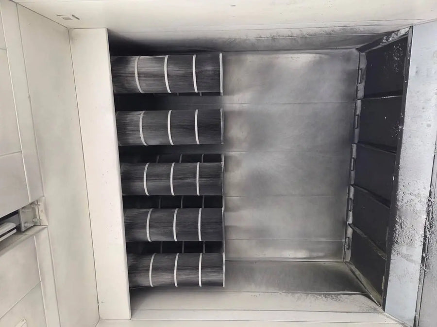Chaîne complète de thermolaquage – capacités 5 m (L) × 2,5 m (H) – OMIA (FR) + monobain “IS – TORAN” BGCOMAGENCY