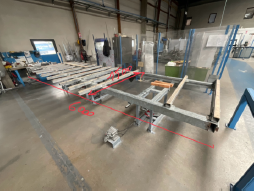 Table de montage basculante - 6 000 mm - Occasion